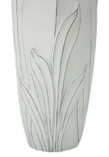 Vaso Brabbia, 31x31 h69 cm, Bianco