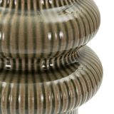 Vaso Marrone Nero Colore Struttura Nero Diametro 5.5 cm, - Gahare