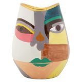 Vaso Multicolore Disegno Moderno Diametro 11 cm, - Basesaso