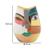 Vaso Multicolore Disegno Moderno Diametro 11 cm, - Basesaso