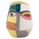 Vaso Multicolore Disegno Moderno Diametro 11 cm, - Basesaso