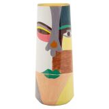 Vaso Multicolore Disegno Moderno Diametro 12 cm, - Manang