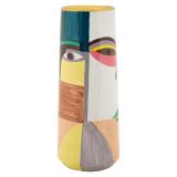 Vaso Multicolore Disegno Moderno Diametro 12 cm, - Manang