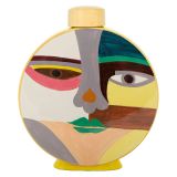 Vaso Multicolore Disegno Moderno Diametro 5 cm, - Basemo