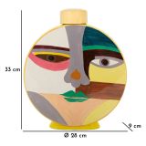 Vaso Multicolore Disegno Moderno Diametro 5 cm, - Basemo