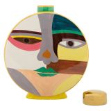 Vaso Multicolore Disegno Moderno Diametro 5 cm, - Basemo