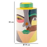 Vaso Multicolore Disegno Moderno Diametro 8 cm, - Baroneka