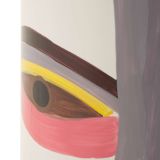 Vaso Multicolore Disegno Moderno Diametro 8 cm, - Baroneka