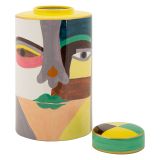Vaso Multicolore Disegno Moderno Diametro 8 cm, - Baroneka