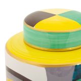 Vaso Multicolore Disegno Moderno Diametro 8 cm, - Basa