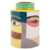 Vaso Multicolore Disegno Moderno Diametro 8 cm, - Basa