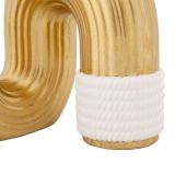 Vaso oro Bianco Colore Struttura Bianco Materiale Struttura in Tessuto, - Nello