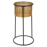Vaso oro Nero Portavaso Rimovibile Colore Struttura Nero, - Juayua