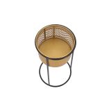 Vaso oro Nero Portavaso Rimovibile Colore Struttura Nero, - Juayua