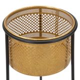 Vaso oro Nero Portavaso Rimovibile Colore Struttura Nero, - Juayua