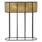 Vaso oro Nero Portavaso Rimovibile Colore Struttura Nero, - SanJuan