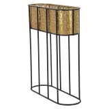 Vaso oro Nero Portavaso Rimovibile Colore Struttura Nero, - SanJuan