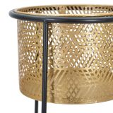 Vaso oro Nero set 2 Vasi, Portavasi Rimovibili Colore Struttura Nero, - Copan