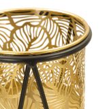 Vaso oro Nero set 2 Vasi, Portavasi Rimovibili Colore Struttura Nero, - ElTocu