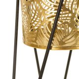 Vaso oro Nero set 2 Vasi, Portavasi Rimovibili Colore Struttura Nero, - ElTocu
