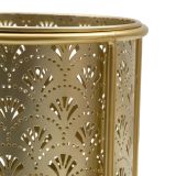 Vaso oro set 2 Vasi, Portavasi Rimovibili Diametro Vaso Grande: 20, Vaso Piccolo: 17 cm, - Husavi