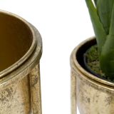 Vaso oro set 2 Vasi, Portavasi Rimovibili Diametro Vaso Grande: 26, Vaso Piccolo: 20 cm, - Twizel