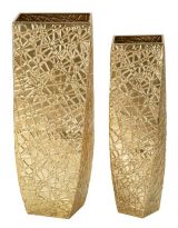 Vaso oro set di 2 Vasi, - Ritaldi