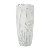 Vaso Paraguay, Complemento d'arredo, Articolo decorativo, Accessorio d'arredo, 31x31 h69 cm, Bianco