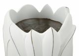 Vaso Paraguay, Complemento d'arredo, Articolo decorativo, Accessorio d'arredo, 31x31 h69 cm, Bianco
