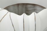 Vaso Paranapanema, Complemento d'arredo, Articolo decorativo, Accessorio d'arredo, 35x35 h24 cm, Bianco