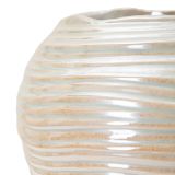 Vaso Rosa Bianco Crema Finitura Effetto Materico Colore Struttura Bianco, Sfumatura Colore Struttura Crema - Bato