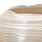 Vaso Rosa Bianco Crema Finitura Effetto Materico Colore Struttura Bianco, Sfumatura Colore Struttura Crema - Bato