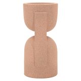 Vaso Rosa Finitura Geometrica - Fatone