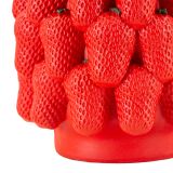 Vaso Rosso Disegni con Fragole Diametro 13.5 cm, - Giano