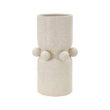 Vaso Tom, Crema, 16x16 h28 cm