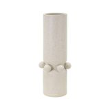 Vaso Tom, Crema, 16x16 h41 cm