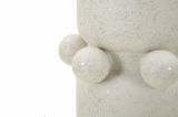 Vaso Tom, Crema, 16x16 h41 cm