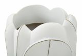 Vaso Tramigna, 29x29 h48 cm, Bianco