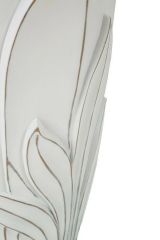 Vaso Tramigna, 29x29 h48 cm, Bianco