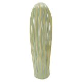 Vaso Verde Beige Finitura Effetto Materico Colore Struttura Beige, - Batesiro