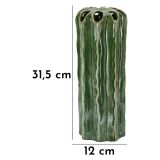 Vaso Verde Disegno con Cactus, - Baseva