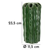 Vaso Verde Disegno con Cactus, - Basi