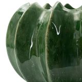 Vaso Verde Disegno con Cactus Diametro 13.5 cm, - Batase
