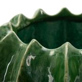 Vaso Verde Disegno con Cactus Diametro 13.5 cm, - Batase