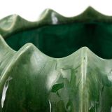Vaso Verde Disegno con Cactus Diametro 19 cm, - Aysgar
