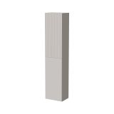 Vetrina Beige 4 Ripiani 5 Vani 39.9x29.8x180h cm, Un'anta - Longano
