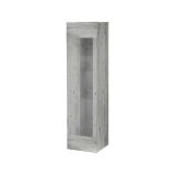 Vetrina finitura rustica 45x34x162h cm cemento - Adatka