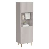 Vetrina Raccuja, 60x42 h183 cm, Beige