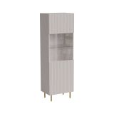 Vetrina Raccuja, 60x42 h183 cm, Beige