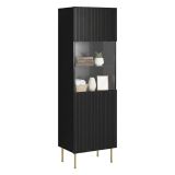 Vetrina Raccuja, 60x42 h183 cm, Nero